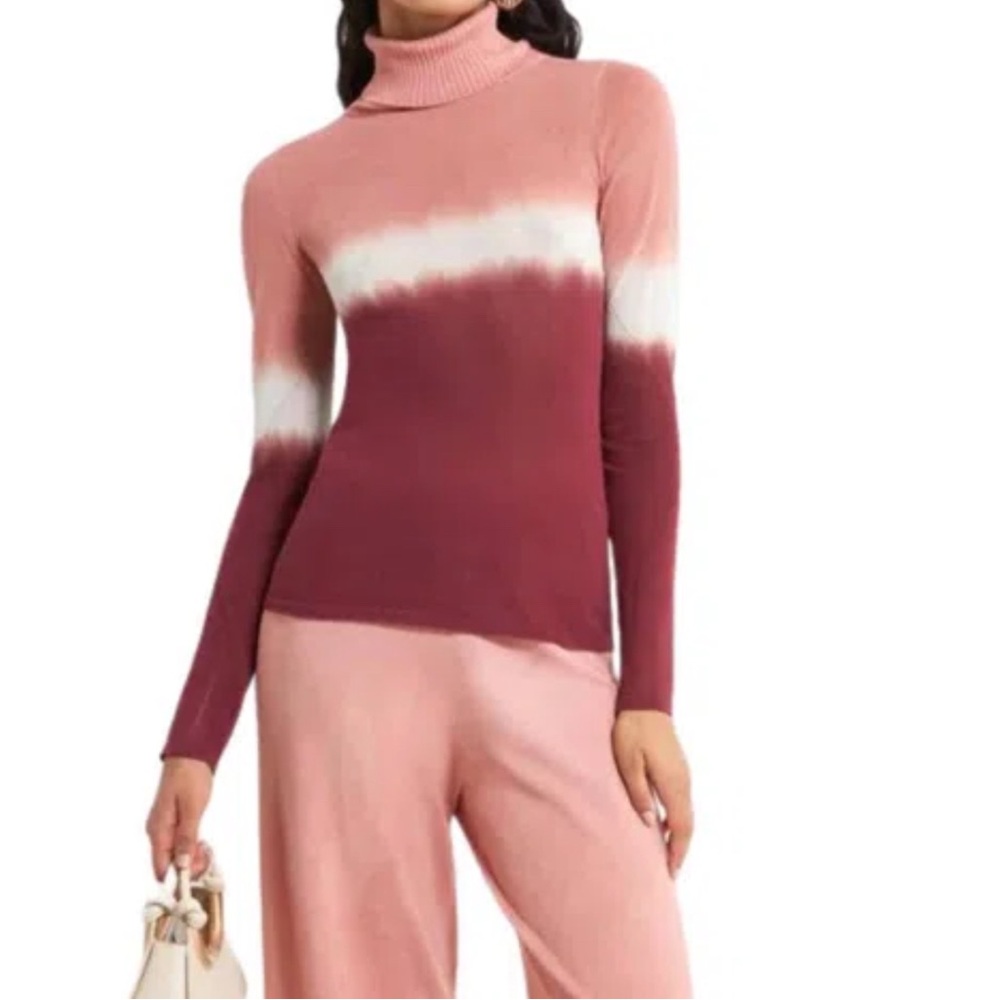 NWT CULT GAIA Jodi Knit Top in Jaipur Rouge